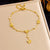 Butterfly Charm Zircon Anklet | Stainless Steel