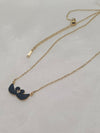 Classic Stainless Steel Double Swan Pendant Necklace