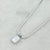 Premium Stainless Steel Silver Flat Snake Chain Necklace for Men & Women (Black & White)
