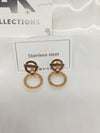 Minimal Stainless Steel Earrings In 2 Different Colors