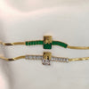 18k Gold Plated Premium butterfly Stainless Steel Zircon Snake Chain Bracelet