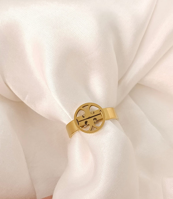 Simple Brand Inspired Stainless Steel Ring