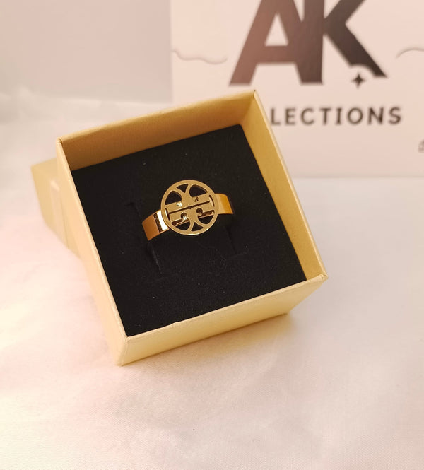 Simple Brand Inspired Stainless Steel Ring