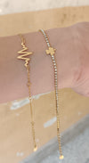 Verdant Glow 18k Gold Bracelet And Anklet