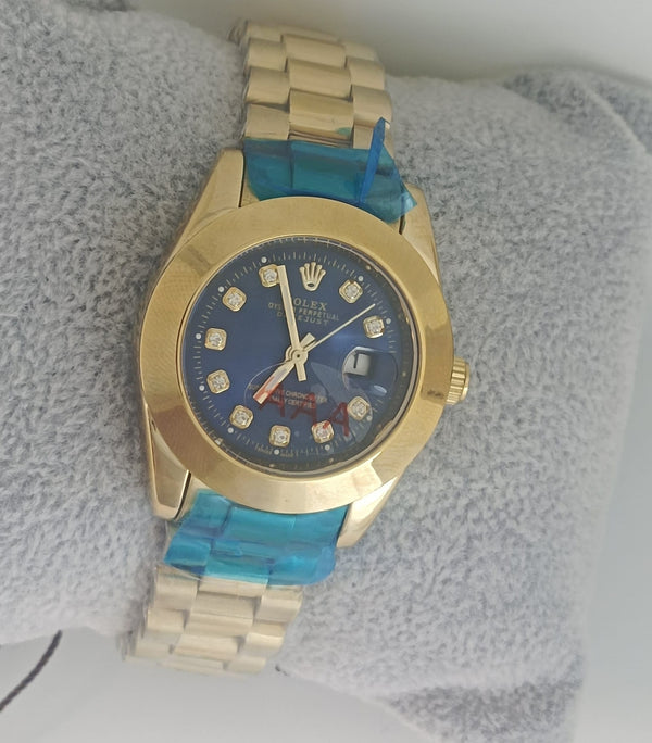 ROLEX Stainless Steel Luxury Watch For Men's And Women's