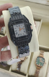 Black Diamond Studded Luxury Watch