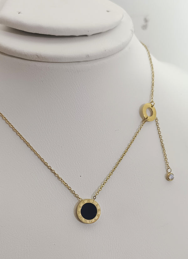 Roman Zircon Charm Pendant