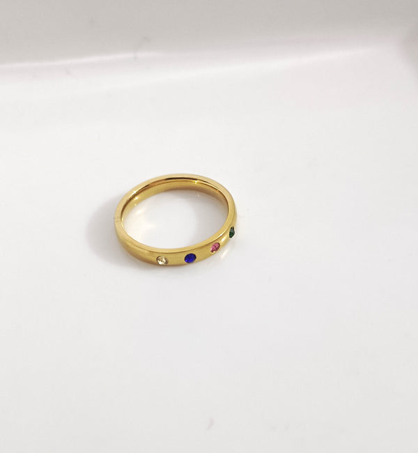 Deluxe Multi Zircon Band