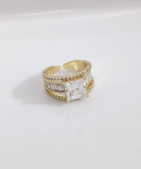 Elite Zircon Adjustable Ring