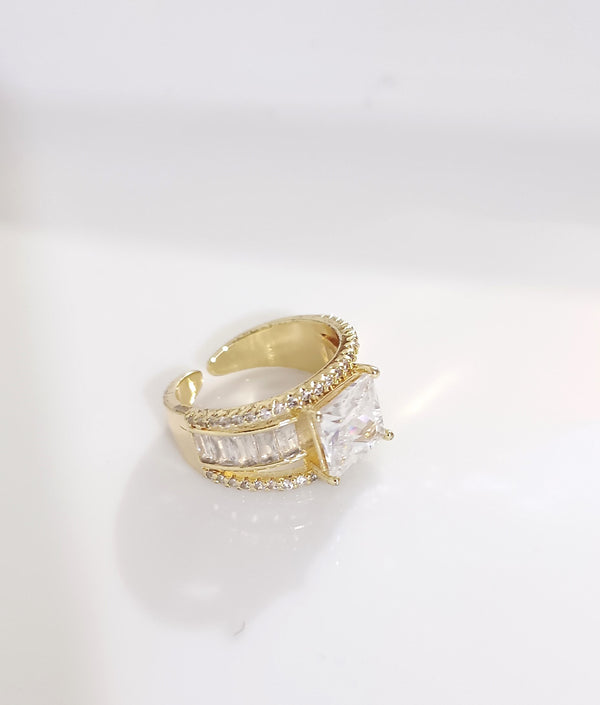 Elite Zircon Adjustable Ring