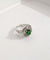 Lux Emerald Crystal Adjustable Ring