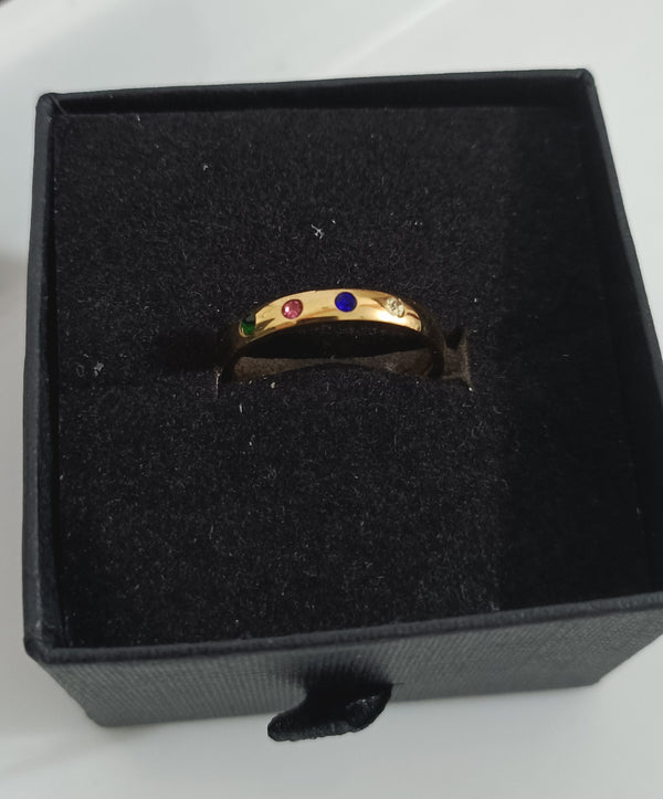 Deluxe Multi Zircon Band