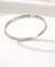 Brand Inspired Silver Bangle