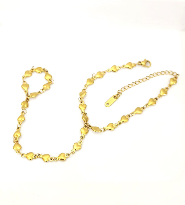 Heart Loop Hand Chain