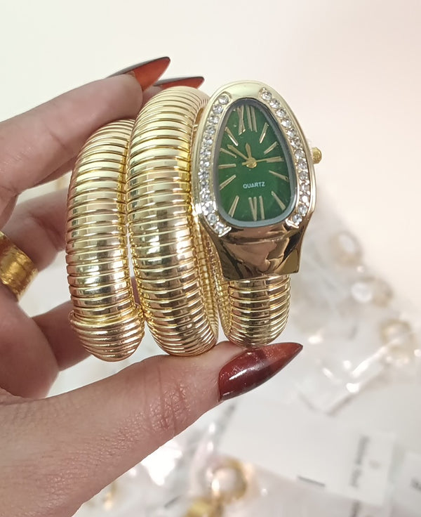 Snake Watch ( Green Dial )