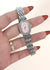 Pink Oval Dial Steel Watch
