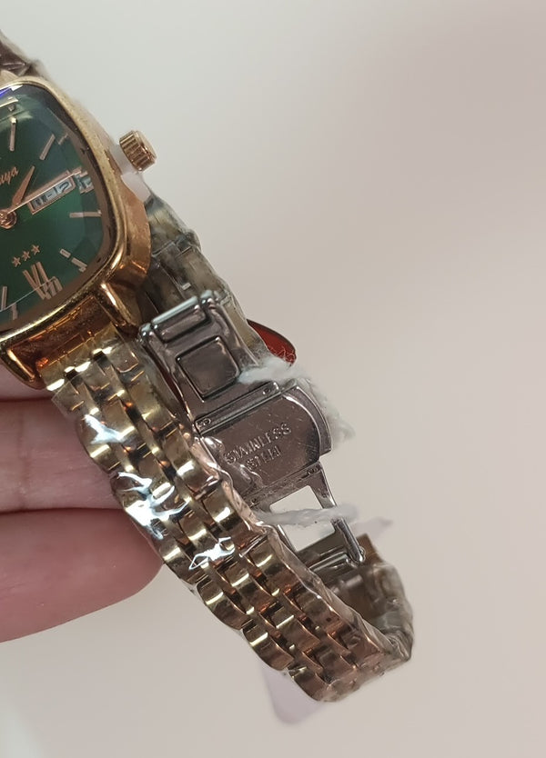 Premium Stainless Green Dial Watch