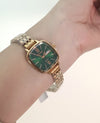 Premium Stainless Green Dial Watch