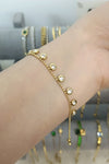 Zirconia Charm Bracelet