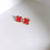 Red Clover Ear Stud