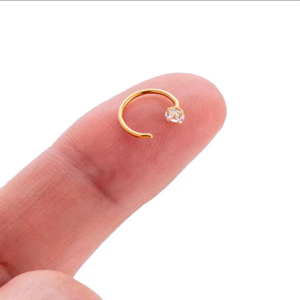 Non Piercing Zircon Nose Ring