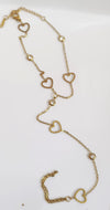 Hollow Heart Hand Chain