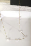 Pearl Heart Chain Necklace
