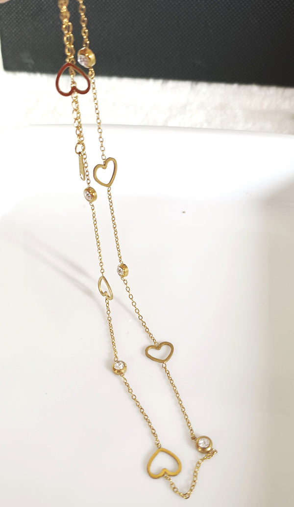 Love Sparkle Chain Necklace