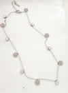 Love Clover Silver Charm Necklace