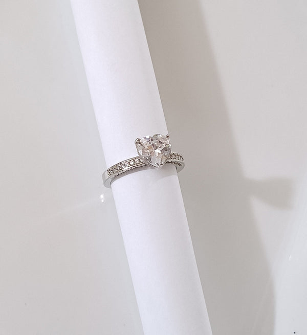 Heart Silver Ring