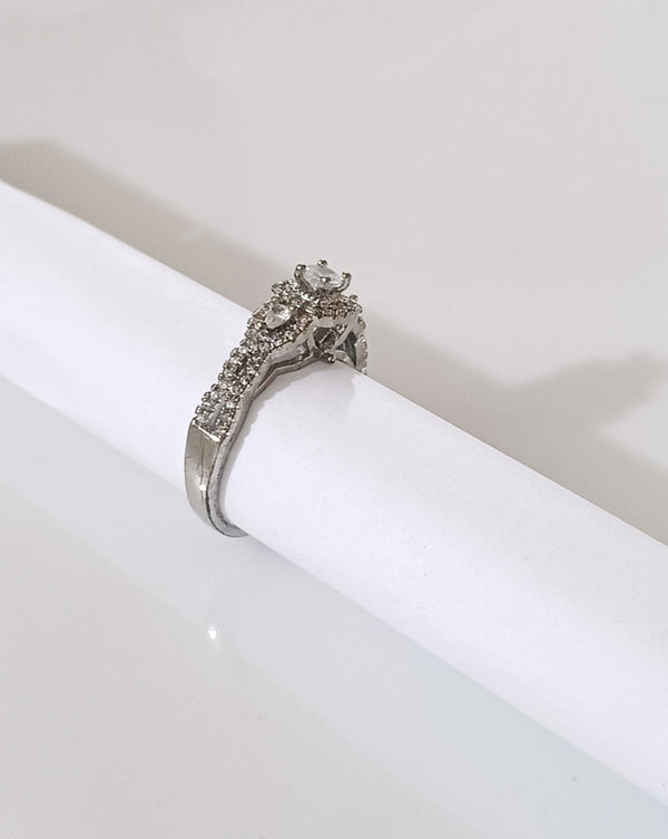 Silver Studded Ring
