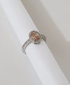 Oval Stone Silver Ring
