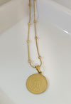 Allah Pendant Necklace Stainless Steel | 21k Gold Plated