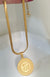 Beautiful Allah Pendant Necklace Unisex Stainless Steel | 21k Gold Plated