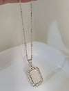 Silver Stones Allah Pendant Unisex | Stainless Steel | 21k Gold Plated