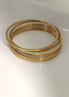 21k Gold Plated Glitter Bangles Cartier Inspired