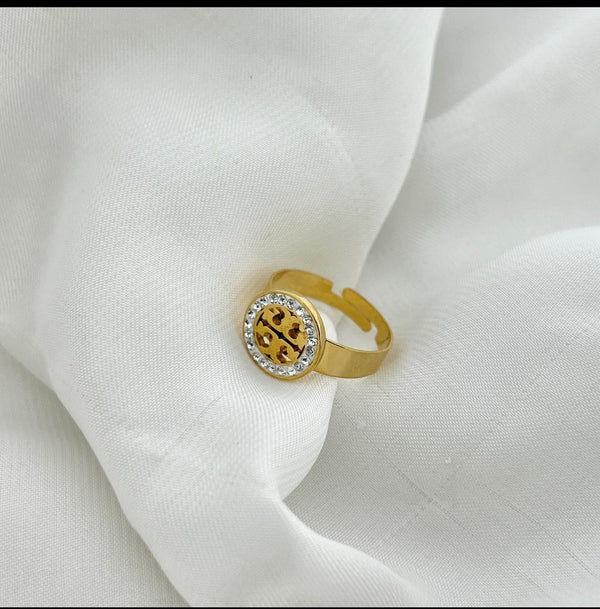 Adjustable Brand Inspired Shiny Ring