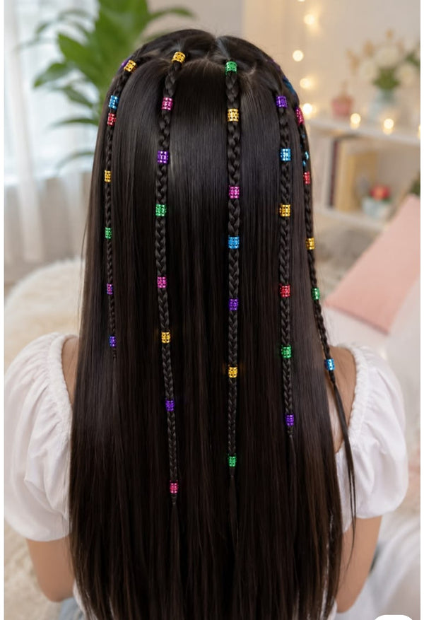 Dreadlock Metal Cuffs, Multicolor Braiding Hair Accessories