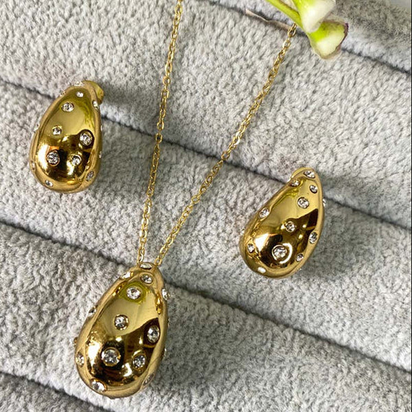 Rain Drop Zircon Set