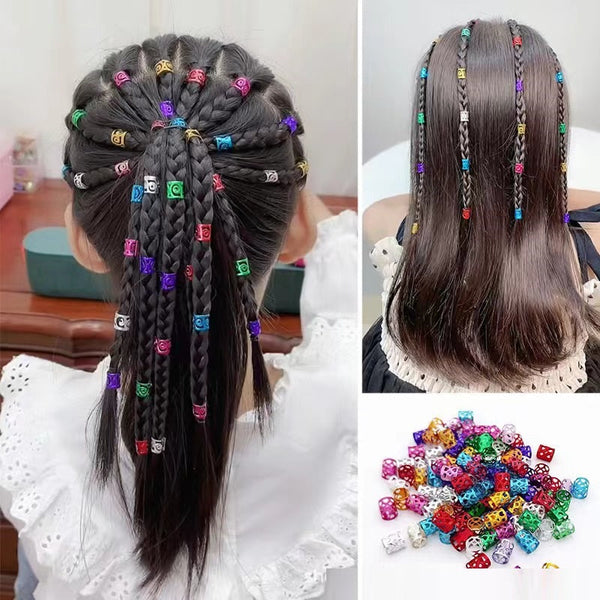 Dreadlock Metal Cuffs, Multicolor Braiding Hair Accessories