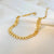 Gold Plated Petal Shape Bracelet | Stainless Steel | Water Proof | Premium Quality