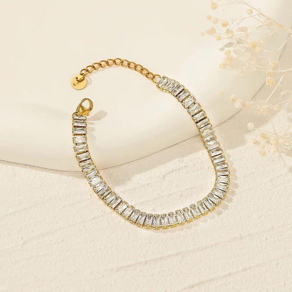 Diamond-Cut Radiance Bracelet – Timeless Sparkle for Effortless Glamour