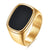 Ramsey Signet Black – Bold & Masculine Stainless Steel Statement