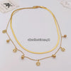 Elegant Dual Chain Necklace | Stainless Steel