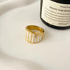 Vintage Chunky Bohemia Shell Rings | Stainless Steel