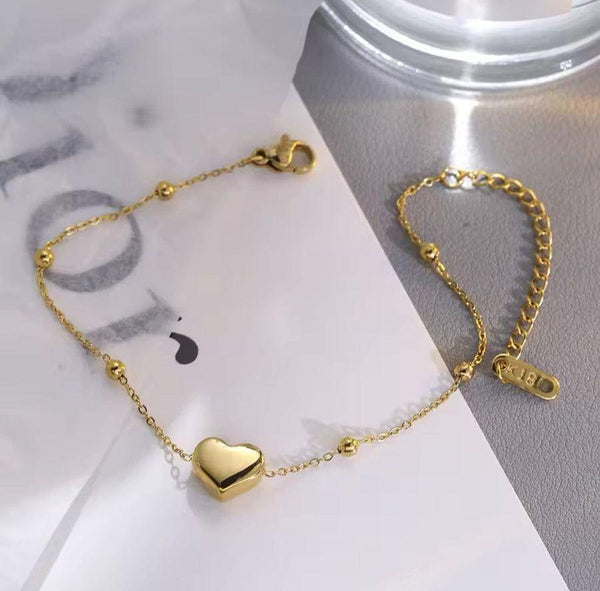 Minimal heart bracelet | Stainless Steel