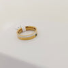 Zirconia Designer Crown Ring | Stainless Steel
