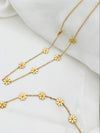 Flower Necklace & Bracelet Set