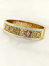 Imperial Filigree Crystal Bangle