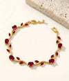 Tulip Bracelet | Maroon